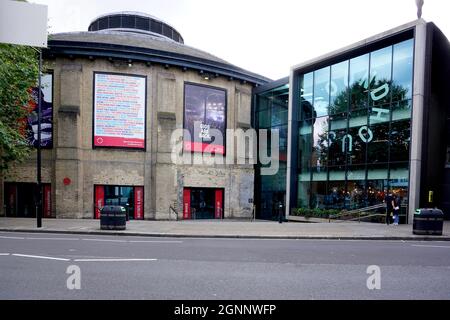 The Roundhouse, Chalkfarm, Camden Town, Londres, Royaume-Uni Banque D'Images