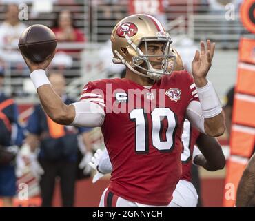 San Francisco 49ers linebacker Dre Greenlaw (57) during an NFL football  game against the New Orleans Saints in Santa Clara, Calif., Sunday, Nov.  27, 2022. (AP Photo/Godofredo A. Vásquez Stock Photo - Alamy