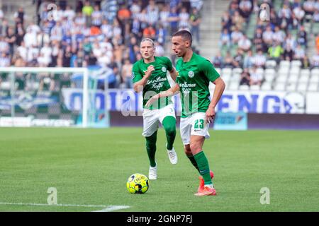 Viborg, Danemark. 26 septembre 2021. Younes Bakiz (23) de Viborg FF vu pendant le match 3F Superliga entre Viborg FF et Odense Boldklub à l'Energy Viborg Arena de Viborg. (Crédit photo : Gonzales photo/Alamy Live News Banque D'Images