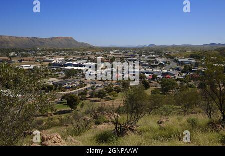 Vue sur Alice Springs, Allemagne, Alice Springs Banque D'Images