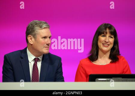 KEIR STARMER, RACHEL REEVES, 2021 Banque D'Images