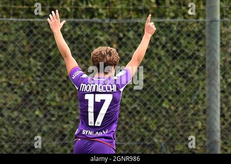 Formello, Italie. 26 septembre 2021. Margherita Monnecchi pendant la série Un match entre SS Lazio et ACF Fiorentina Femminile au stadio Mirko Fersini le 26 septembre 2021 à Formello, Rome, Italie. (Photo de Domenico Cippitelli/Pacific Press/Sipa USA) crédit: SIPA USA/Alay Live News Banque D'Images