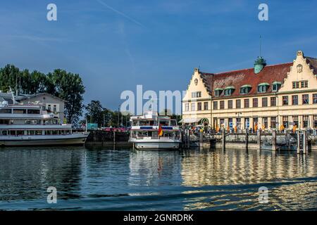 Lac de Constance : port de Lindau Banque D'Images