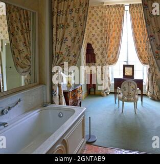 France, Aube (10), le château de la Motte-Tilly, la salle de bain // France, Aube, le château de la Motte Tilly, salle de bains Banque D'Images