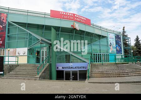 Théâtre Eugene Ionesco à Chisinau en Moldavie Banque D'Images