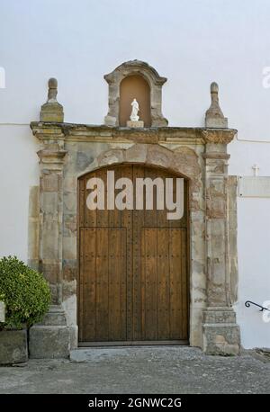 Eglise de Santa Maria de AlPen située dans la région de la province d'Osona de Barcelone, Catalogne, Espagne Banque D'Images