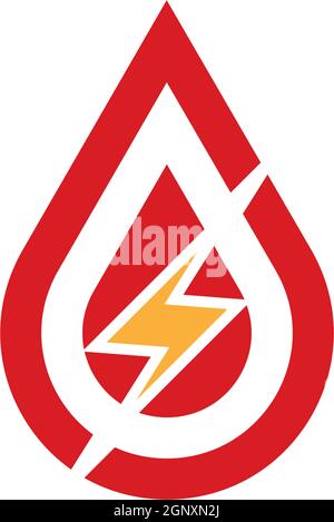 Illustration vectorielle du logo Blood Illustration de Vecteur