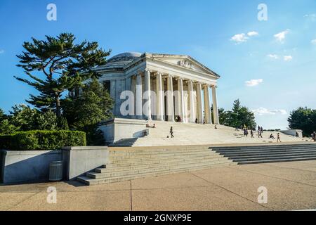 Thomas Jefferson Memorial. Lieu de tournage : Washington, DC Banque D'Images