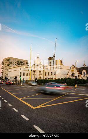 Gurdwara Singh Sabha London East, Barking, Londres Banque D'Images