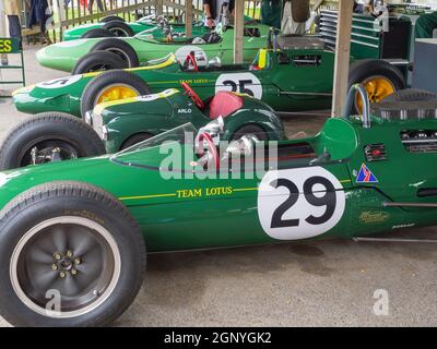 1962 Lotus-Climax 25 (Trophée Glover) Goodwood Revival 2021 Banque D'Images