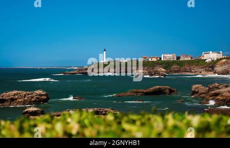 Phare de Biarritz Banque D'Images