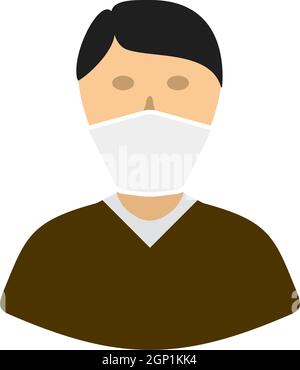 Icône masque médical Illustration de Vecteur