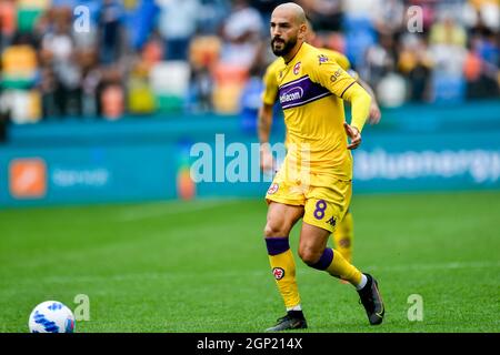 Friuli - stade Dacia Arena, Udine, Italie, 26 septembre 2021, Riccardo Saponara (ACF Fiorentina) pendant Udinese Calcio vs ACF Fiorentina - Italien Banque D'Images