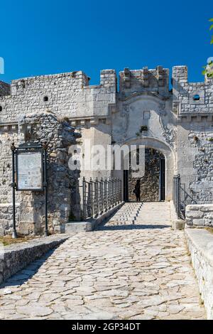 Château de Monte Santangelo, Puglia, Italie Banque D'Images