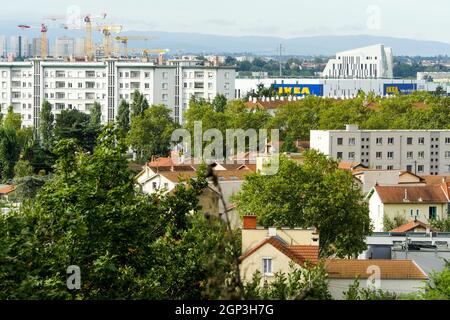 IKEA megastore, Venissieux, banlieue est de Lyon, Rhône, RÉGION DE L'AURA, France Banque D'Images