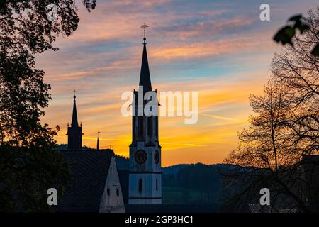Abbaye cistercienne de Vyssi Brod, dans le sud de la Bohême, République tchèque Banque D'Images