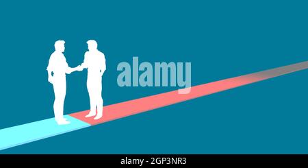 Stratégie de développement et de gestion des affaires pour les ventes Banque D'Images