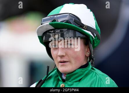 Photo du dossier datée du 11-09-2021 de Hollie Doyle. Date de publication : le mardi 28 septembre 2021. Banque D'Images