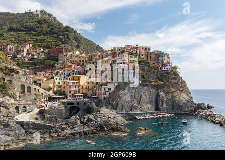 Manarola, Cinque Terre, ligurie, italie Banque D'Images