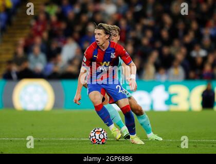 27 septembre 2021 ; Selhurst Park, Crystal Palace, Londres, Angleterre ; Premier League football, Crystal Palace versus Brighton & amp ; Hove Albion : Conor Gallagher of Crystal Palace Banque D'Images