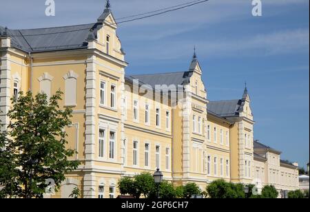 Au Kursalon, Lipik plus importante et la plus représentative des capacités en Croatie health resort est maintenant utilisée comme un hôpital. Zagreb, Croatie Banque D'Images