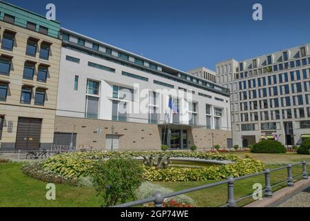 Ambassade de France, Pariser Platz, Mitte, Berlin, Allemagne Banque D'Images