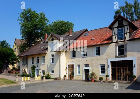 Manoir, Oberg, Ilsede, Basse-Saxe, manoir, château, Allemagne Banque D'Images