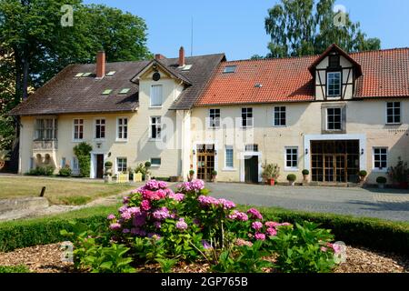 Manoir, Oberg, Ilsede, Basse-Saxe, manoir, château, Allemagne Banque D'Images