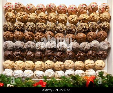 Chneeballen «', Snow Ball de Rothenburg ob der Tauber, Allemagne. Banque D'Images