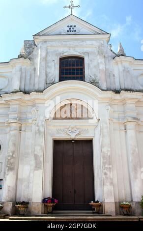 San Michele (Saint Michel) Église, Capri, Capri, Italie. Banque D'Images