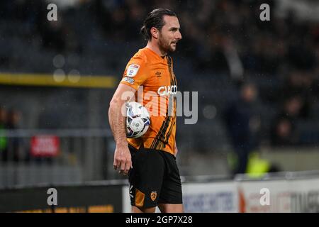 Lewie Coyle #2 de Hull City pendant le match Banque D'Images