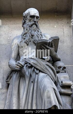 Saint Jérôme, l'Eglise de la Madeleine à Paris Banque D'Images