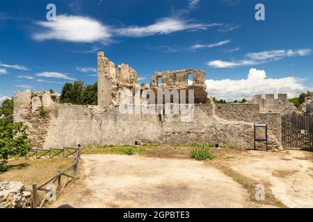 Castello di Bivona, province de Vibo Valentia, Calabre, Italie Banque D'Images