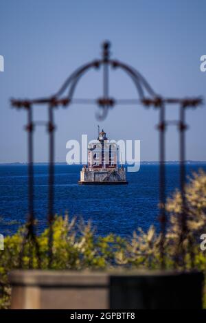 Phare New London Ledge Banque D'Images