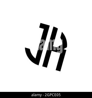 Logo JB avec vecteur de style en forme de losange doré, monogramme géométrique de style en forme de doré isolé sur fond noir Illustration de Vecteur