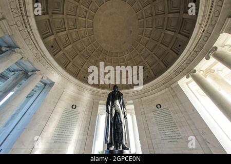 Thomas Jefferson Memorial. Lieu de tournage : Washington, DC Banque D'Images