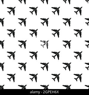 Modèle d'avion, le style simple Illustration de Vecteur