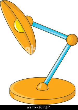 Lampe d'élevage, l'icône de style cartoon Illustration de Vecteur