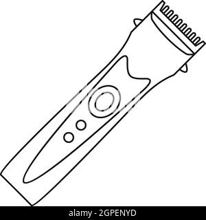 37, l'icône de style contour Illustration de Vecteur