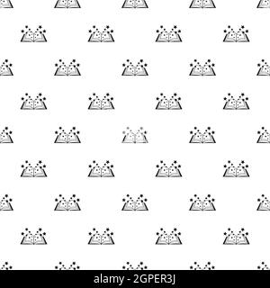 Livre de magie, le style simple pattern Illustration de Vecteur
