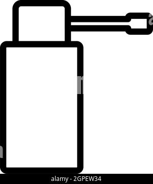 Icône de l'inhalateur Illustration de Vecteur