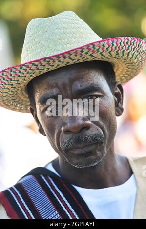 MADAGASCAR, DIEGO SUAREZ, HOMME DE 40 ANS Banque D'Images