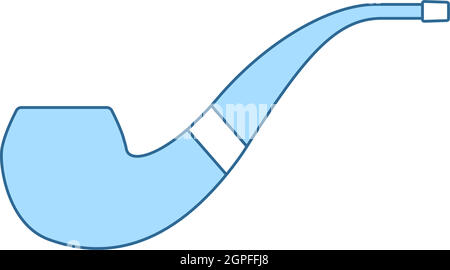 Icône en forme de tuyau de fumée Illustration de Vecteur