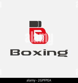 logo de boxe Illustration de Vecteur