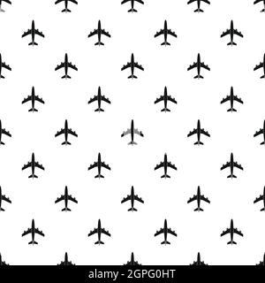 Modèle d'avion, le style simple Illustration de Vecteur