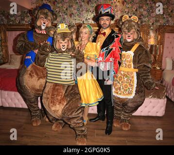 Hollyoaks David Tagg apparaîtra dans le pantomime à St Helens Banque D'Images