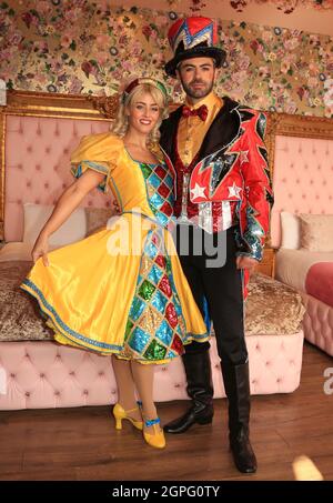Hollyoaks David Tagg apparaîtra dans le pantomime à St Helens Banque D'Images