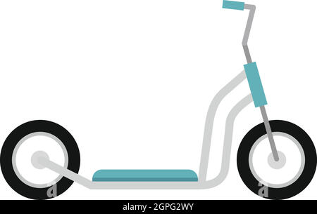 Icône style Scooter, télévision Illustration de Vecteur