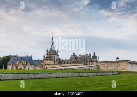 France, Oise (60), Chantilly, domaine de Chantilly, château de Chantilly et musée Condé Banque D'Images