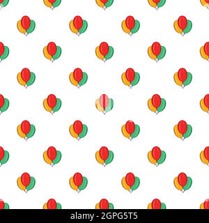 Les ballons d'air, modèle style cartoon Illustration de Vecteur